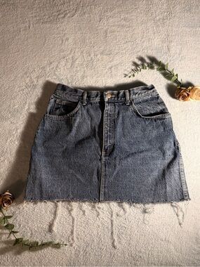 A Time For Us Vintage Denim Mini Skirt